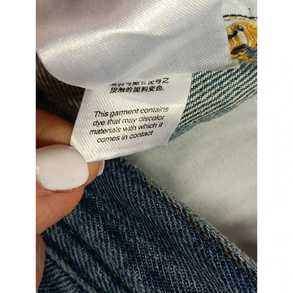 We the Free Women's Distressed Jeans BOHO Y2K Streetwear Trendy Frayed SZ 32 - Picture 11 of 14